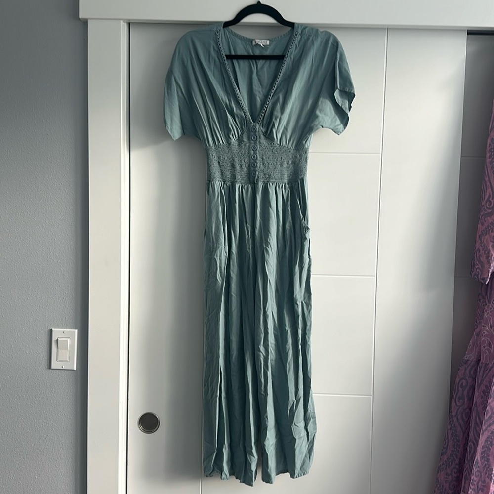 PATRONSOFPEACE Light Blue Jumpsuit